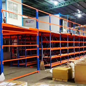Mezzanine Racking System Paletten regal unterstützt Mezzanine Heavy Duty Multi Tier Stahlgitter Boden Mezzanine Plattform - Product Image 1
