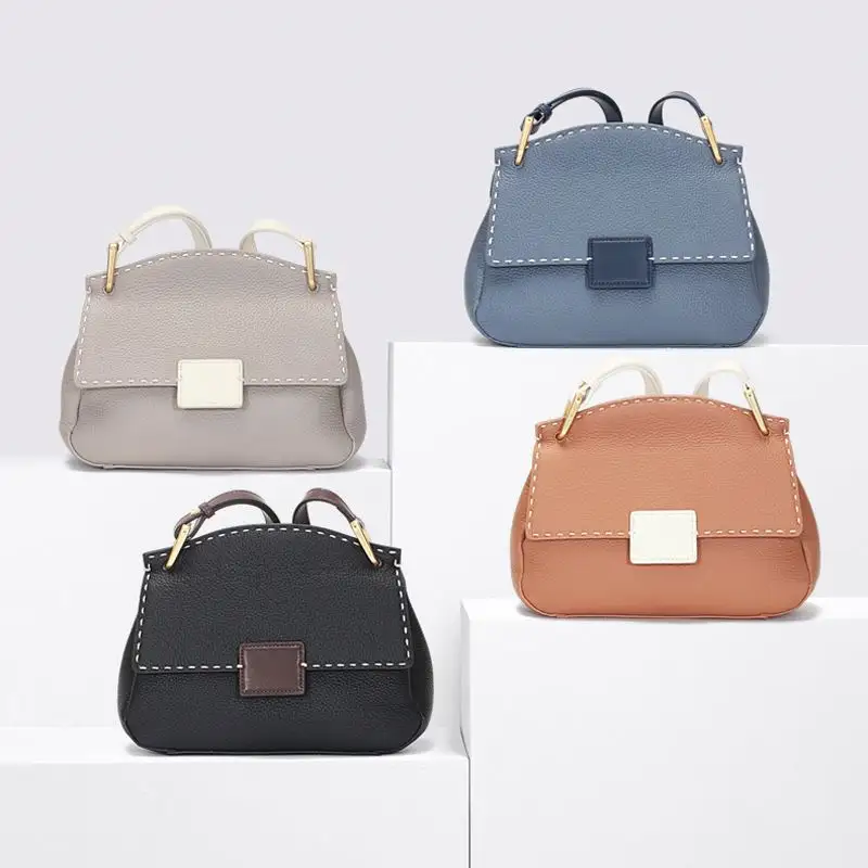 Nuevos bolsos de moda, bolsos de mano para mujer, inclinado a horcajadas bolso de hombro, bolso coreano para axilas, bolsos azules para mujer 2023