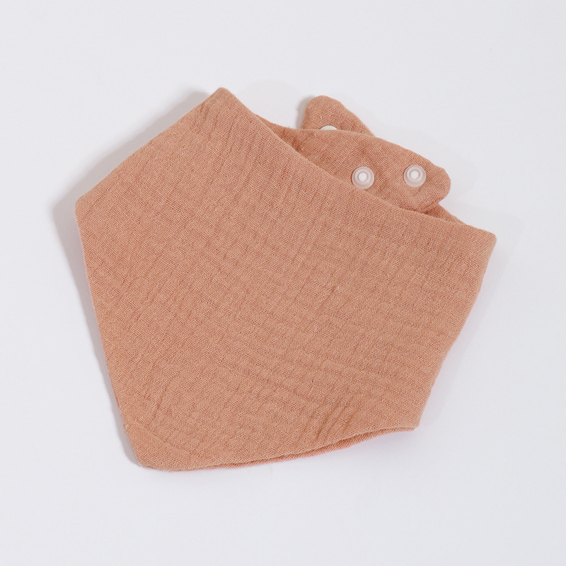 Serviette triangulaire unie-poudre violette