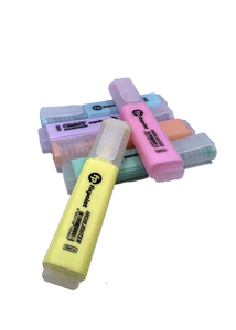 Corea Evidenziatori con Punta a Scalpello Carino Macron set 6 Colori Ad asciugatura rapida Pennarelli - Product Image 4