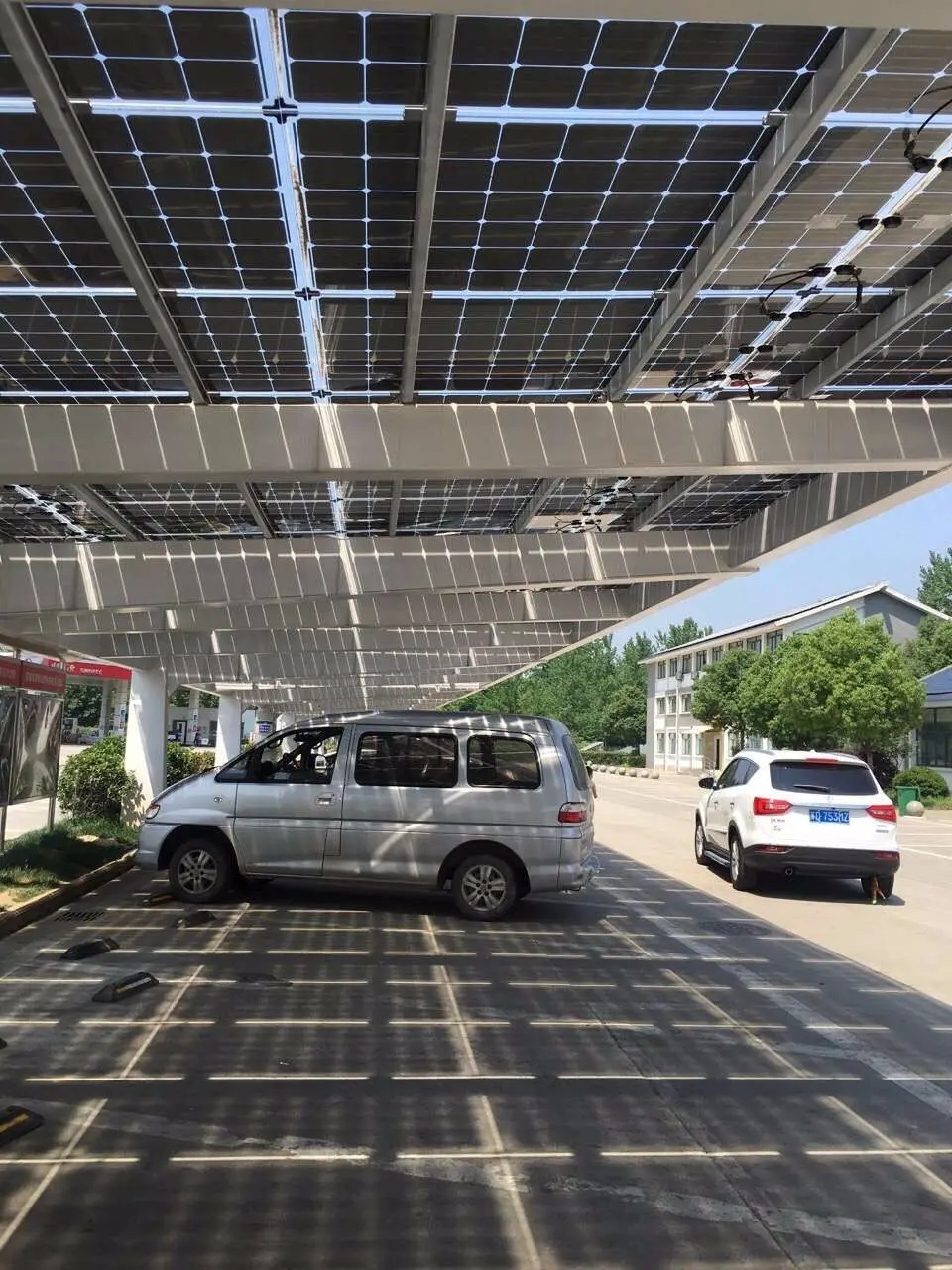يوين-S لوحة طاقة شمسية سيارة ميناء الشمسية هيكل مرآب الشمسية مرآب نظام التركيب