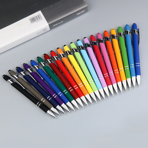 Custom 2-in-1 Capacitive for <strong>Stylus</strong> <strong>Pen</strong> Multi-Function Metal Ball <strong>Pen</strong> with 1.0mm Writing Width Aluminum Screen Logo Engraved - Product Image 6