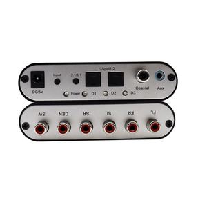 5.1声道数模立体声AC3音频转换器光学SPDIF同轴AUX至6 RCA声音解码器放大器 - Product Image 5
