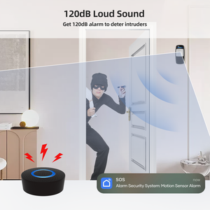 Sistema de alarma inalámbrico para el hogar Kit de 9 piezas, sistema de alarma WiFi para seguridad en el hogar con alerta de aplicación de teléfono - Product Image 4