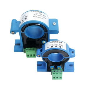 0-200a入力のACDC電流送信機4-20maホール電流変換器25mm 38mm50mmオープンループ電流センサー