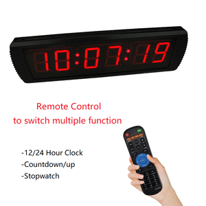 Funzione programmabile 3 pollici orologio elettrico da parete grande Display singolo lato digitale conto alla rovescia conto alla rovescia Timer cronometro - Product Image 3