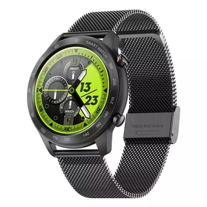 MX5 Smartwatch עגול מסך 42 Wearfit פרו גברים נשים שחור מתכת 1.28 "Ip68 G-חיישן ספורט חכם שעון עבור Huawei טלפון