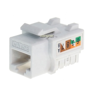 6类8P8C RJ45 90 180度UTP梯形插孔网络模块rj45 6类梯形插孔 - Product Image 2