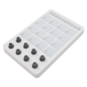 Портативный USB MIDI контроллер с RGB подсветкой машина для производства битов 16 колодок 10 кнопок 8 кнопок для производства музыки - Product Image 1