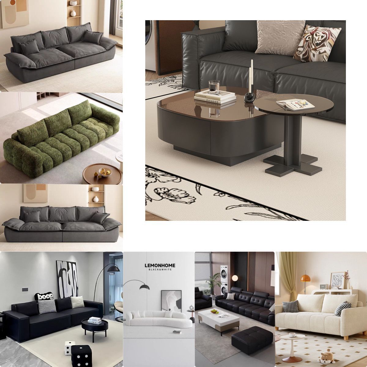8040 Light Brown Combined with Elegant Black