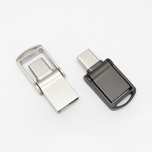 AiAude Mini Metal Business-Grade Otg Tipo C 3,2 USB 3,0 Chip de memoria flash-Transferencia encriptada de alta capacidad y alta velocidad - Product Image 2