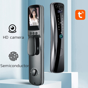 Prezzo all'ingrosso Smart blocco porta di sicurezza NFC scheda digitale Tuya telecomando impronta digitale 3d riconoscimento del volto Smart Lock - Product Image 3