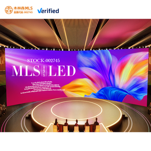 Tablero de visualización de pantalla LED a todo color grande MLS, pared de video digital interior para señal de bienvenida, modelo suministrado por agencia de publicidad - Product Image 2