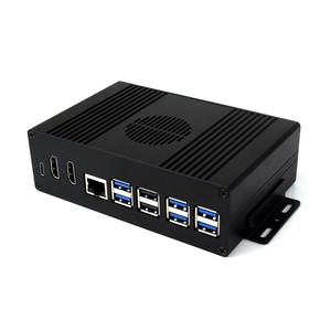 <strong>Multi</strong>-functional All-in-one Mini-Computer Kit Designed for <strong>Raspberry</strong> <strong>Pi</strong> 5 (NOT Included), Options for Inside PCIe Adapter Board - Product Image 3