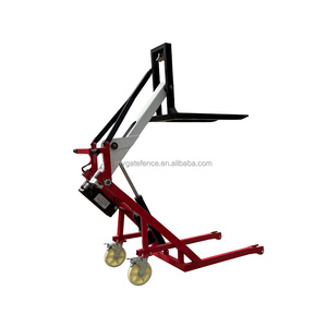Tragbarer elektrischer gebogener Arm Hydraulischer Gabelstapler Stapler Niedriger Preis Hand Push Warehouse Laden Entladen Kurbel für Restaurant - Product Image 1