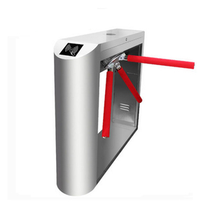 Hochs icherheit 304 Edelstahl Fußgänger Eingang und Ausgang QR-Code RFID-Karte Zugangs kontroll system Stativ Drehkreuz für Büro - Product Image 2