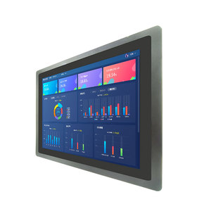 J4125 Kunden spezifischer Industrie-PC 512G SSD 15,6 Zoll All-in-One-HDMI-PC Ip65 Linux Win10 Touch Panel PC Kapazitiver Monitor Computer - Product Image 1