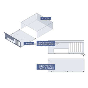 Новый чехол для компьютера PA602 PC Case M ATX предустановленный вентилятор - Product Image 5