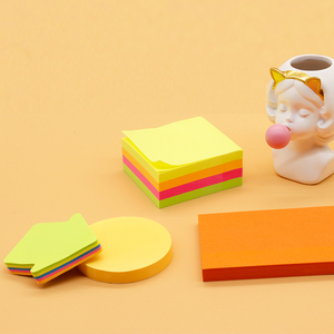 定制彩色文具透视粉彩记事本卡哇伊半透明套装可爱透明便签 - Product Image 4