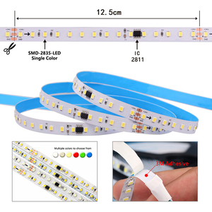 ชุดไฟวิ่ง LED SMD WS2811 2835 Leds/m,ใหม่ชุดไฟไล่ล่าสีเดียว10เมตร DC 24V 120แผงควบคุม RF SMPS 150W - Product Image 3