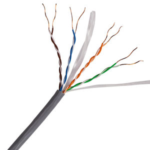 23/24awg FTP/UTP CMR non schermato cavo dati resistente al fuoco filo rotolo 1000ft LAN Computer rame Cat 5 cavi di comunicazione - Product Image 4