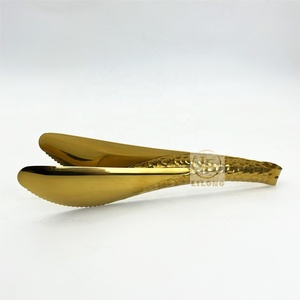 Chất lượng cao Vàng Thép không gỉ Kẹp nhà bếp khách sạn Phương Tây thực phẩm bít tết thịt nướng Clip - Product Image 3