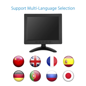 8 Inch Monitor 1024x768 Resolution Display Portable 4:3 TFT LCD Mini <strong>HD</strong> Color <strong>Video</strong> Screen - Product Image 6