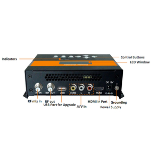 Softel-Mini modulador codificador SFT3524, Entrada A/V, salida DVB-T DVB-C RF - Product Image 4
