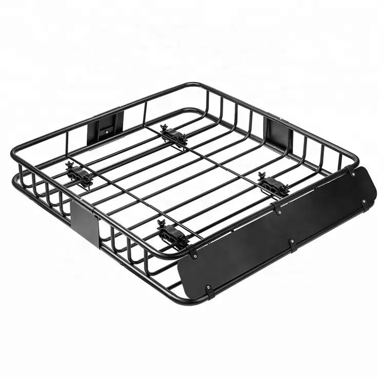 Suporte universal de aço preto para bagagem e equipamentos de acampamento, 44x39 polegadas, para SUV, picape, caminhão