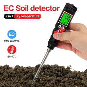 Hochpräziser 2-in-1-Bodentester 0,00-10,00 mS/cm EC/TEMP-Messgerät LCD Digitaler Boden detektor ATC-Temp-Erkennung für Garten farm - Product Image 6