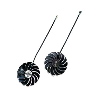 MSI RTX 3060 3060TI 3070 VENTUS RX için uygun 6600 6700 XT grafik kartı soğutma fanı 95MM PLD10010S12HH DC 12V 0.4A GPU soğutucu - Product Image 3