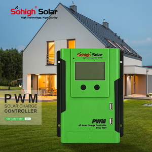 12v 24v 48 v 10 20 A 30A 50A 60A 48 volt controller pannello di alimentazione pwm caricabatterie controller regolatore di carica solare - Product Image 1