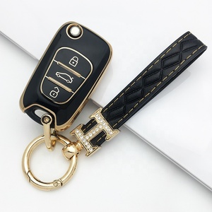เคสกุญแจรถยนต์แบบฝาพับ,อุปกรณ์เสริมพวงกุญแจรถยนต์สำหรับ Hyundai Mistra Ix35 Ix45 Verna Tucson Solaris Elantra I20 - Product Image 2