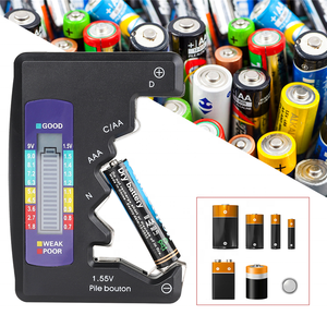 เครื่องทดสอบแบตเตอรี่สากลจอ LCD,เครื่องทดสอบความจุแบตเตอรี่ดิจิทัลเครื่องมือวิเคราะห์ความจุของแบตเตอรี่ C D N AA AAA 9V 1.5V - Product Image 5