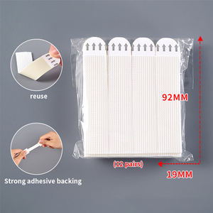 Sujetadores adhesivos de fábrica Correas de gancho y bucle Cuadrados de montaje de etiquetas Cintas de gancho y bucle de forma irregular circular - Product Image 6