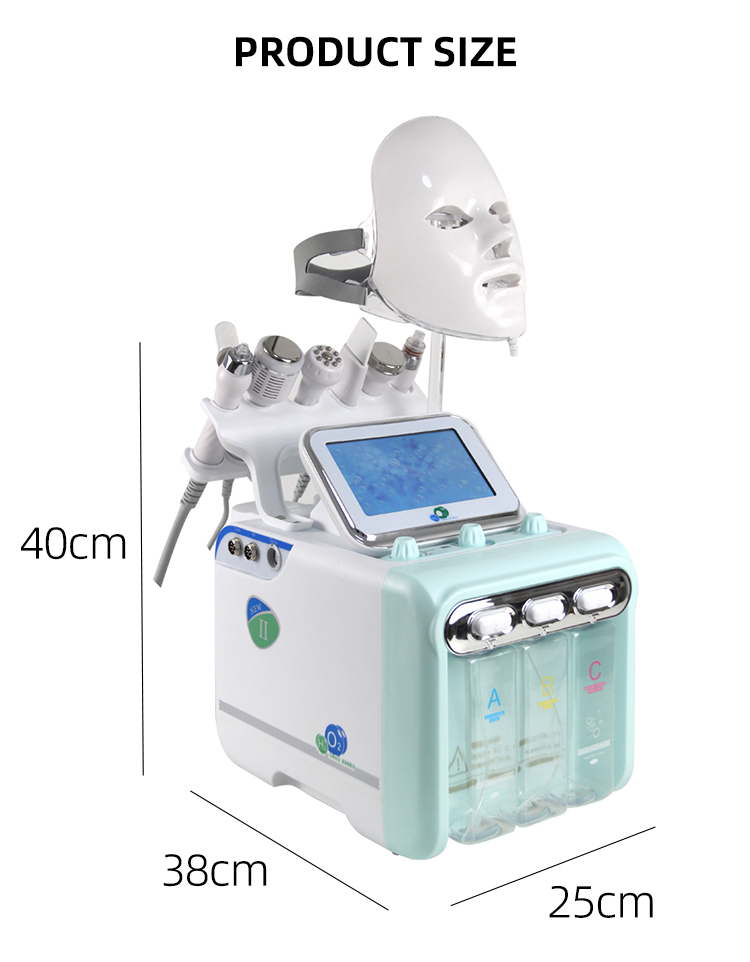 Top quality Low Price 6 in 1 Hydra Oxygen Jet Dermabrasion Hydro Aqua Peeling Beauty Face Equipment Salon Facial Machine