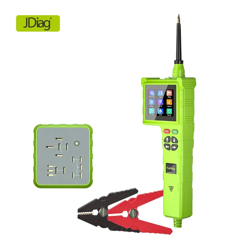 Nouveauté JDiag, kit de sonde de puissance pour injecteur de carburant TopDiag P200 Pro, détection de signal, circuit électrique automobile