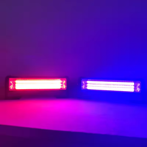 24v警察红色蓝色白色警示灯汽车安全闪烁汽车卡车闪光灯