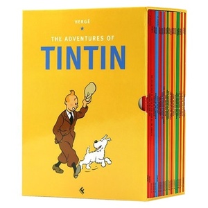 Tintin çocuk İngilizce kitaplarının ve resimli kitapların maceralarının popüler 23 hacmi toptan İngilizce öğrenme - Product Image 1
