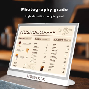 ป้ายโฆษณาเรืองแสงสำหรับร้านกาแฟชานมแผงไฟ LED แสดงเมนูแผงไฟโฆษณาสำหรับแผงขายของห้างสรรพสินค้ากลางคืน - Product Image 6