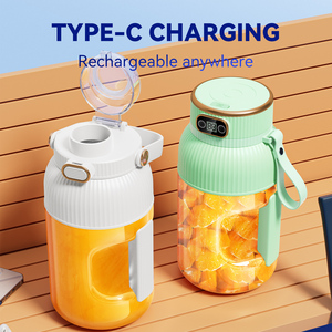 เครื่องปั่นแบบพกพา1.5L เครื่องคั้นน้ำผลไม้แบบ C เครื่องผสมแบบชาร์จไฟได้รวดเร็วความจุขนาดใหญ่ - Product Image 4
