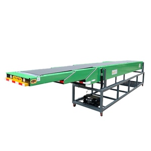 Carton Box <strong>Container</strong> Truck <strong>Loading</strong> Unloading Flexible Belt Conveyors Motorized Telescopic Roller Conveyor with CE - Product Image 1