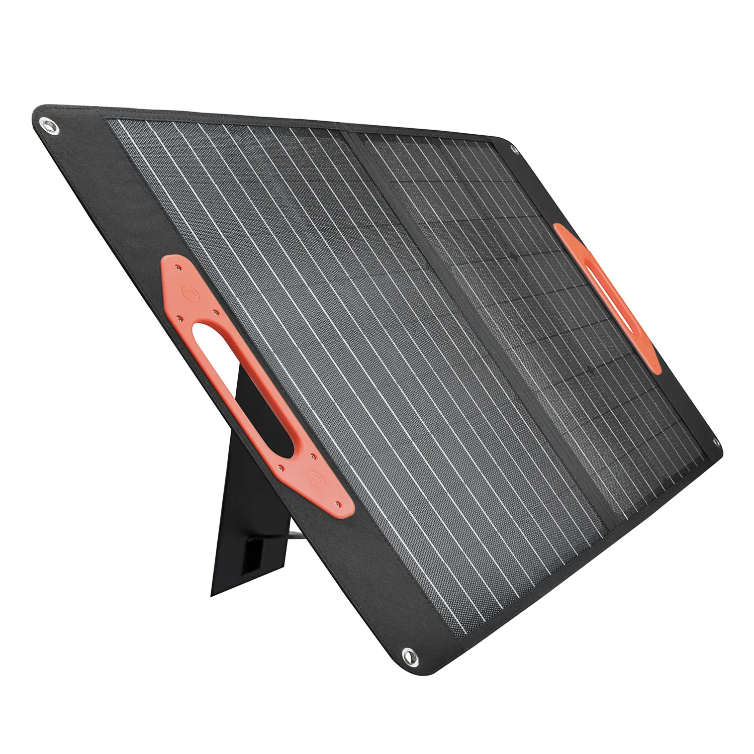 Waterproof ETFE mono cell 60W Portable Foldable Solar panel Charger for Camping, home solar system with USB/Type-C/DC output