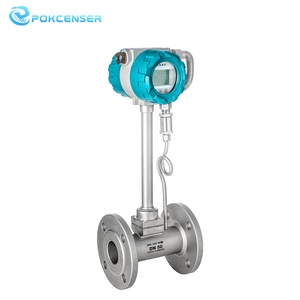 Pokcenser OEM 4-20ma salida Hart alta temperatura aire gas vapor CO2 vortex caudalímetro