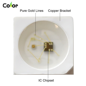 ชิปวงจรรวมแผงวงจรไฟ LED ชิปแผงวงจรสี่ดวง SMD 5ปี - Product Image 4