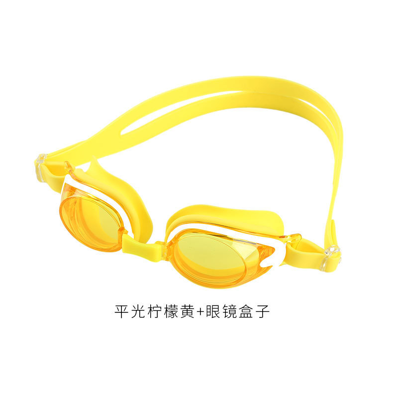 Etui à lunettes uni jaune citron