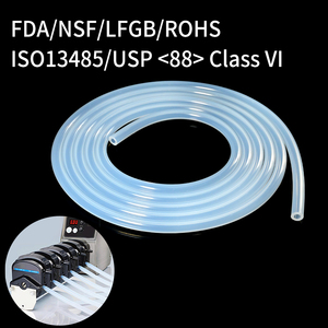 USP Class vi Silicone bơm nhu động ống cho Roche cobas 6000 ivd thiết bị 8.00 mét OD 0.10 mét ROHS/đạt chứng nhận tùy chỉnh - Product Image 2