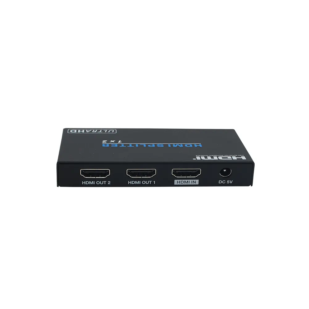 Séparateur HDMI 1 en 2 sorties 4K HDMl, séparateur 1x2 HDMI, 4:4:4 EDID HDR HDCP 2.2
