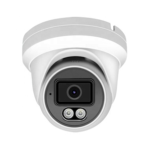 ColorVu F1.6/F1.0/<strong>1</strong>.8'' Floodlight Mini <strong>Hidden</strong> Cable Dome Sd Card Slot Turret Mic POE <strong>Ip</strong> 5MP Security <strong>Camera</strong> - Product Image 1