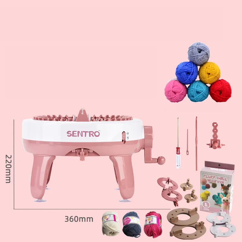 DIY 스카프 양말 아이 장난감 48 바늘 가격 원형 손 뜨개질 직조 크로 셰 뜨개질 직조기 기계 홈